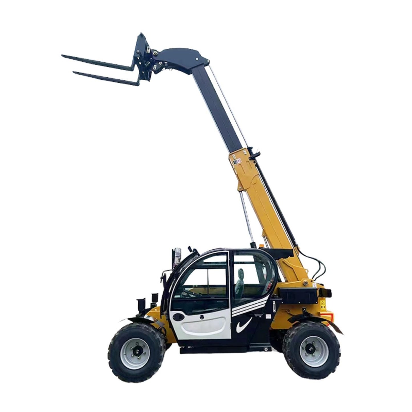 4x4 Rough Terrain Forklift 6-8 Ton, Heavy Duty Off Road Forklift for Ports Construction Mining Industrial Cargo Transport