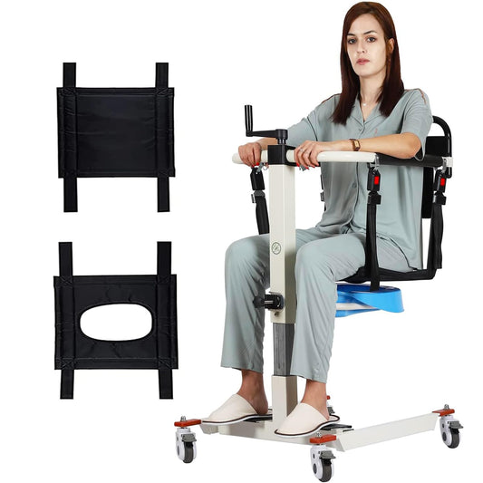 Patient Lift Transfer Chair, Transfer Lift Chair for Disabled, Portable Car Transfer Lift Bed to Wheelchair Transfer Devices, Transfer Chair for Elderly & Disabled (C)