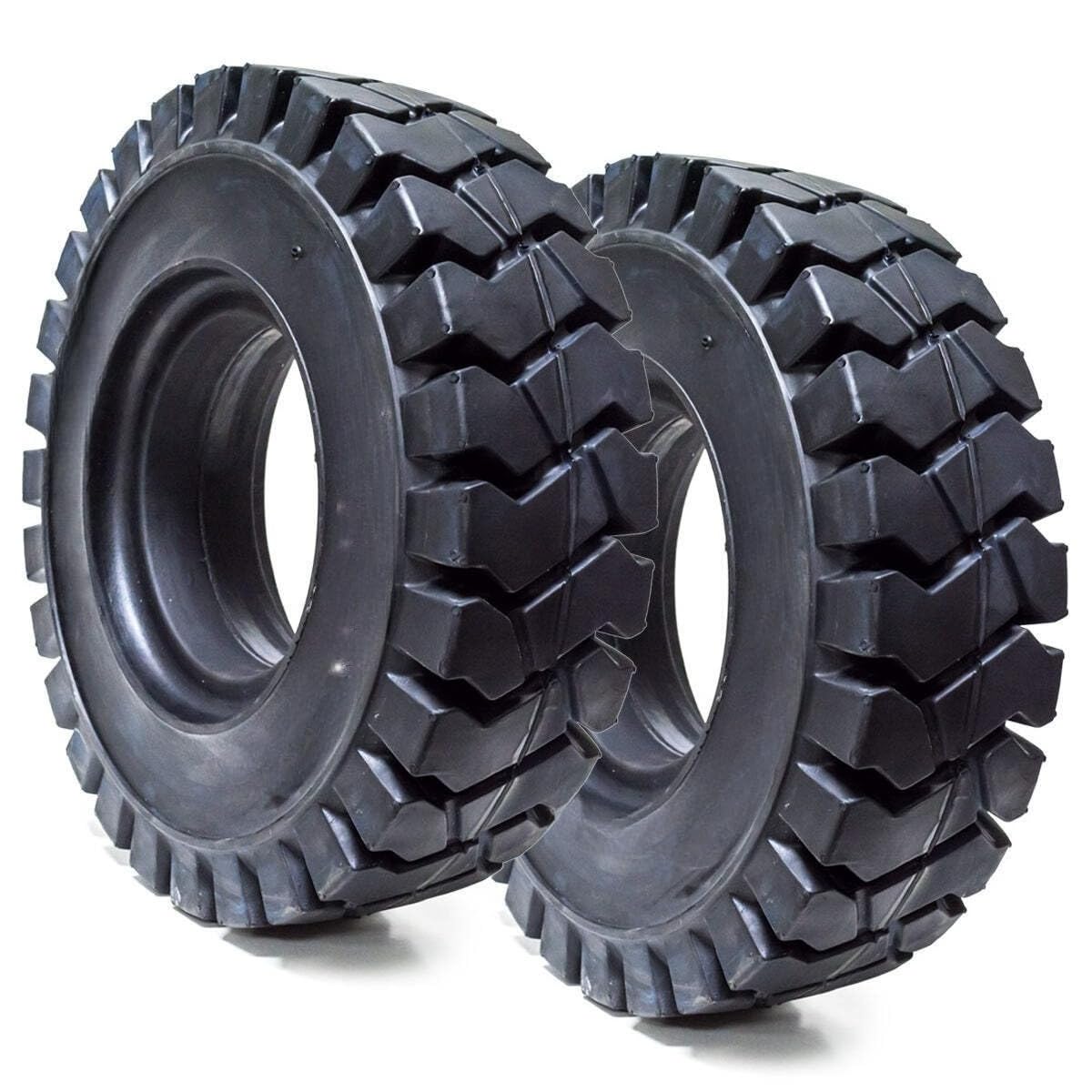 GENTERUN 2 Pack 7.00-12 Solid Forklift Tire R701 Tread Flat Proof 70012500R73 Fits Industrial Forklift