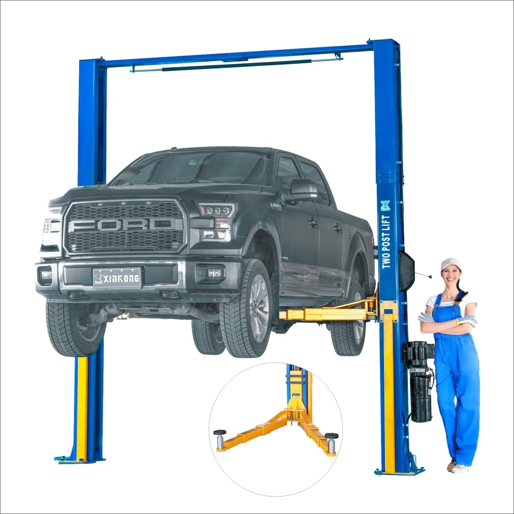 XK-1300L Auto Lift 220V Car Lift 3+3 Enhanced Lifting Arm Capacity 13000 Lbs Overhead Truck Hoist with 36 Months Parts Replacement