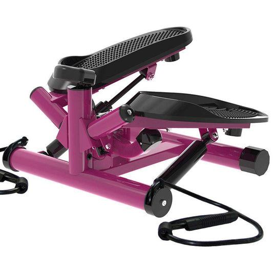 ZHCWEP Stepper,Stepper - Pink, Purple Fitness Stair Stepper, Mini Stepper Fitness Cardio Exercise Trainer, Adjustable Height Stepper Machine with Twisting Action Efficency