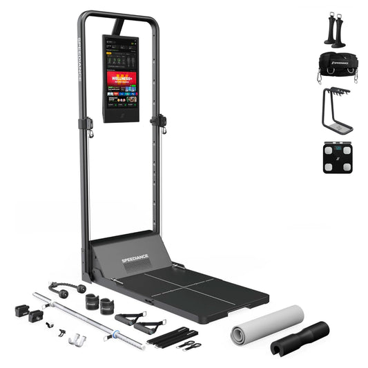 Speediance Gym Monster 2S & Skiing Handles 2 & Weight Lifting Belt & Gym Accessories Organizer & Smart Body Fat Scale Bundle