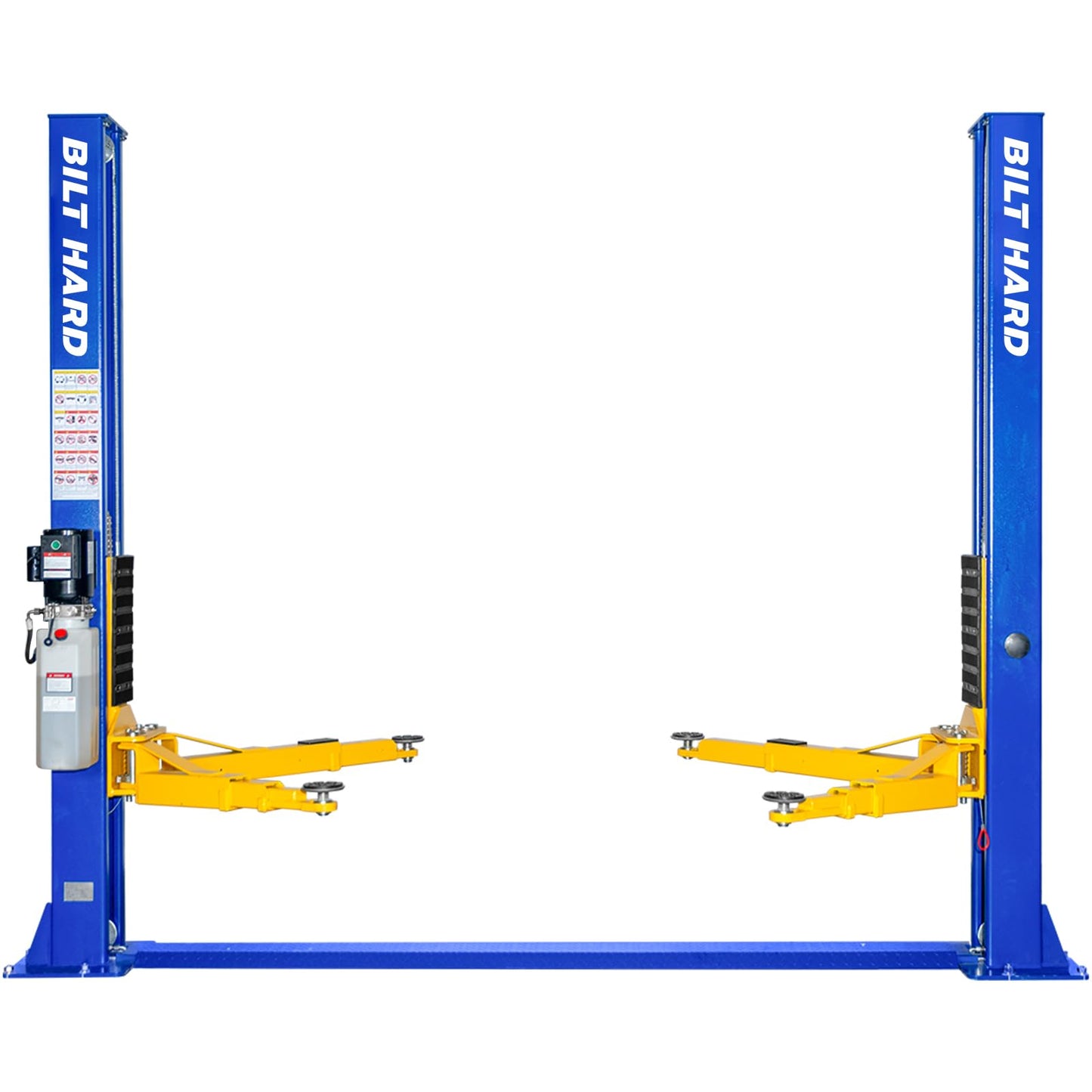BILT HARD 11000lbs 2 Post Car Lift, Clear Floor Auto Lift with 220V 3HP Motor & Double Lock Release for Home Garage and Auto Shop