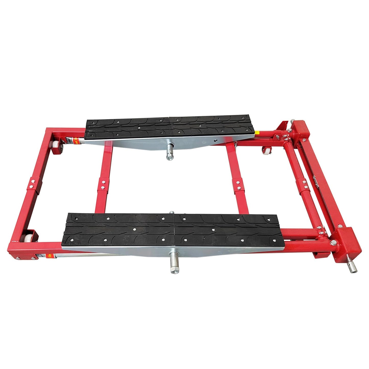 HQHAOTWU Portable Turbine Car Lifter 3306 LBS Capacity, 5.9-22.8 in Adjustable Height Scissor Lift for Auto Maintenance Heavy Lifting, Three Working Width with Casters