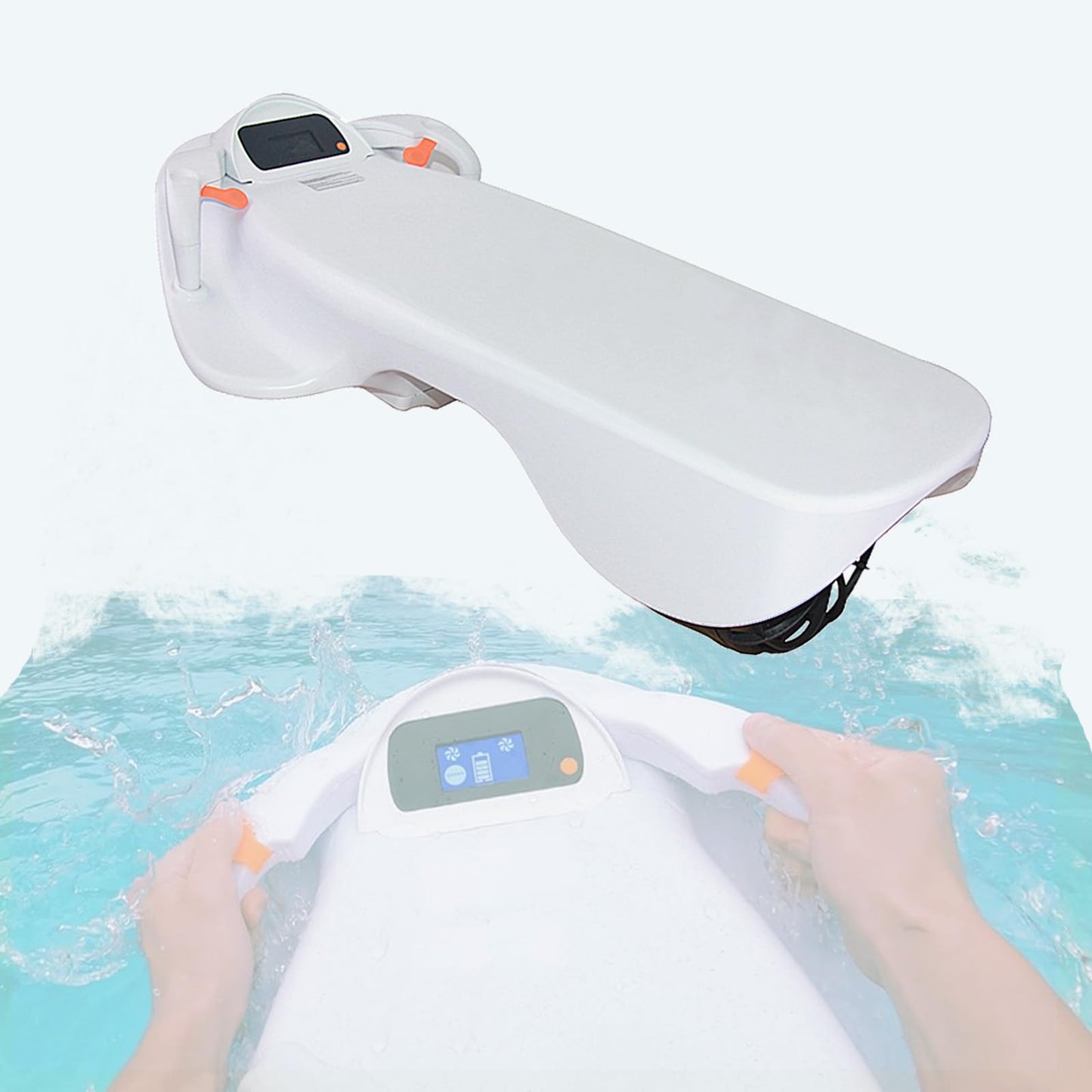 Electric Power Wakeboard, Jet Tube, Max Speed 9 MPH, Sea Scooter, Fun Has Never Been So Easy, Body Board, Motorized Kayak, Surfboard, Lake Floats for Adult