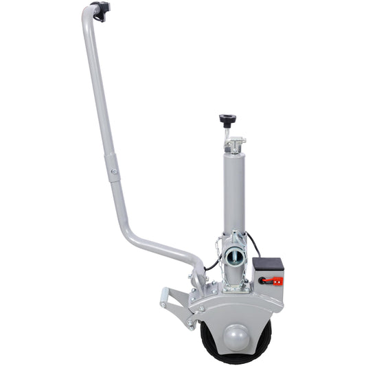【LuckyNote】 Electric Trailer Dolly, 5000lbs Towing Capacity, 350W 12V Trailer Jockey Wheel with 22 ft/min Moving Speed, 8'' Rubber Tire, for Moving Trailer Caravan Boat,26.4x15.7x42.5 Inch