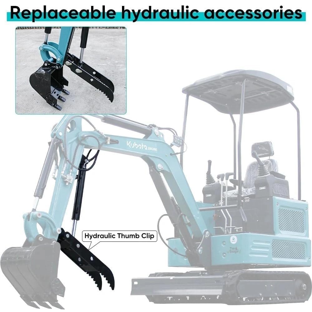 DS-180, 1.8 Ton New Pilot Control KubotaEnigne Diesel Mini Excavator, Digging Machine Attachments as Photos, Include Delivery & Unloading, 12 Months Parts Replacement Service