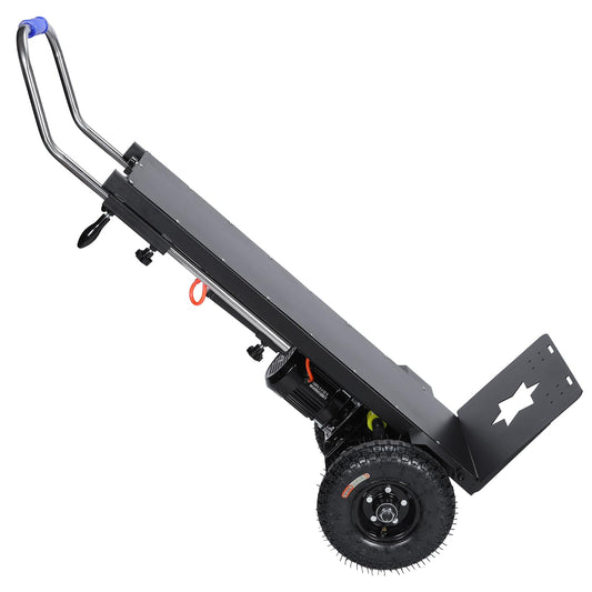 Generic 880lbs Electric Stair Climbing Hand Trucks 1500W Motor Powered Stair Climber Dolly Cart with Rope for Moving Warehouses Delivery Workers