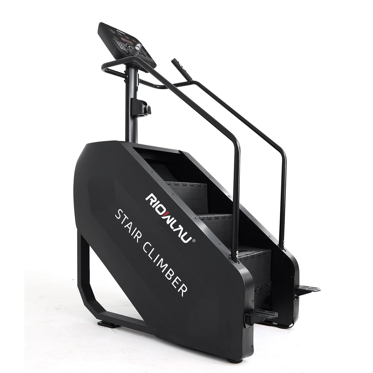 RIOWLAU Stepper Machine, Stair Stepper with LED Screen, Commercial Grade Stair Climber Exercise Machine,15 Speed Levels Stepping Machine for Cardio and Lower Body Workouts,375LBS, 15-164 Steps/Minute