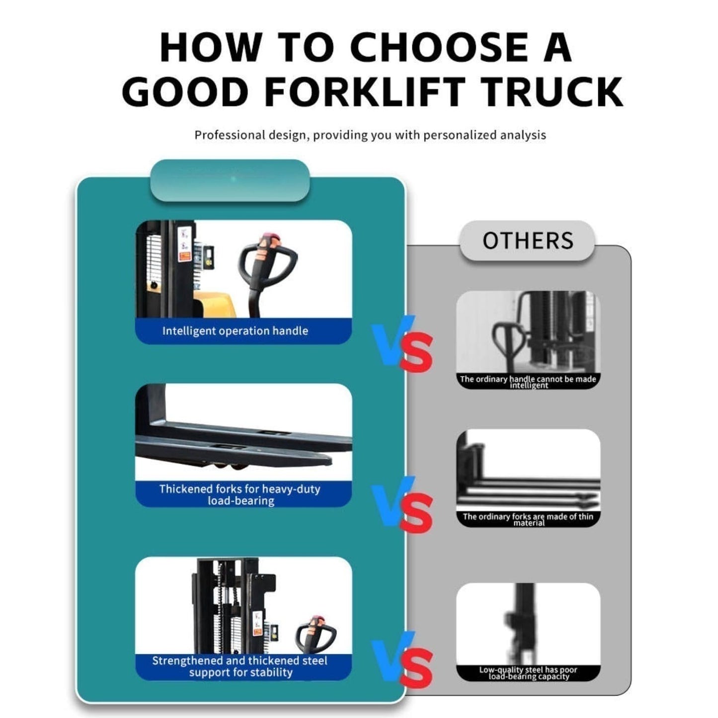 Manual and Electric Pallet Stacker Truck, High Lift Mobile Stackers, Compact Hydraulic Stackers for Warehouse, Factory, Supermarket, Logistics, and Small Space Material Handling