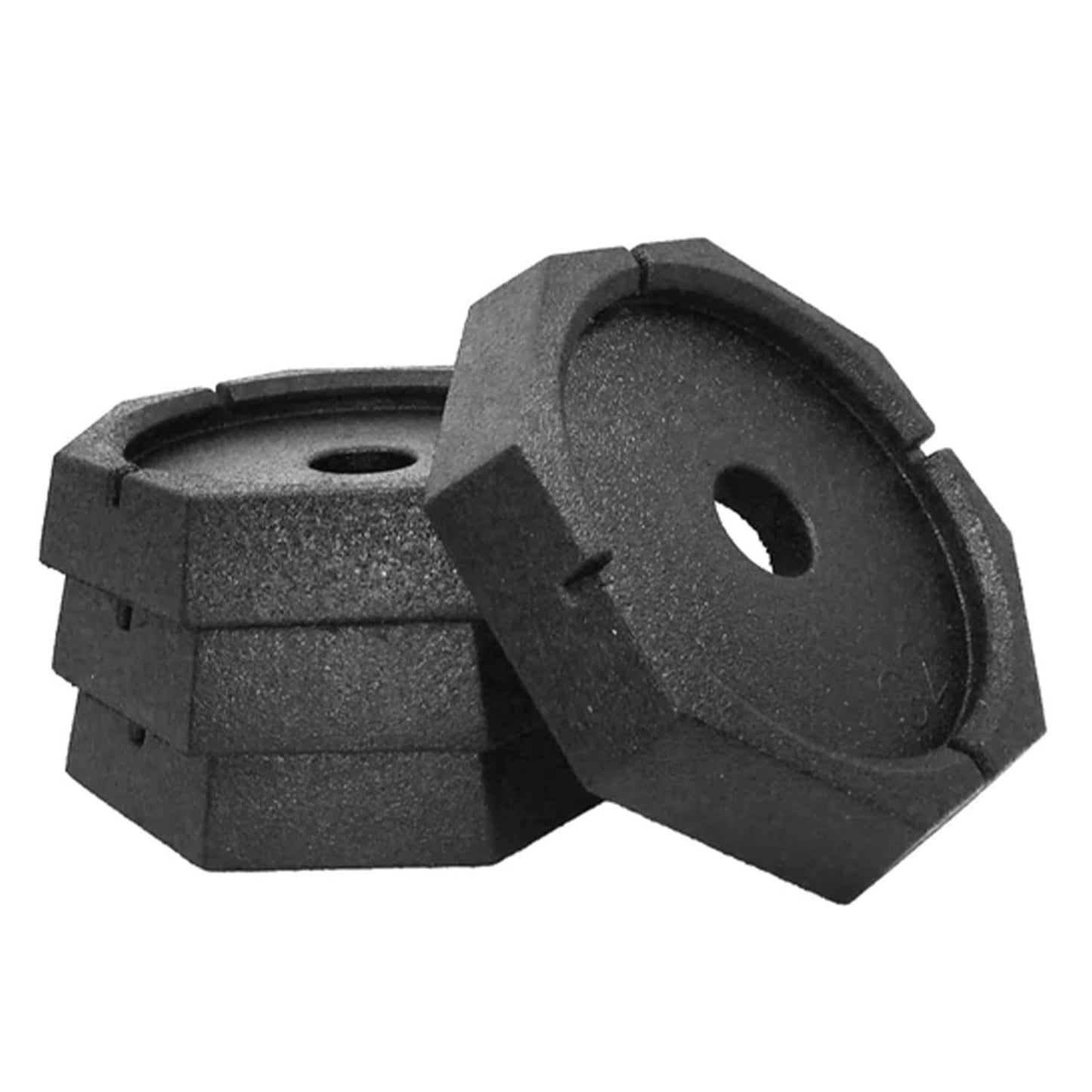 SnapPad Xtra Permanently Attached RV Leveling Jack Pad for LCI 9 inch Round and 12 inch Round Landing Feet (XL Lux 6-Pack)