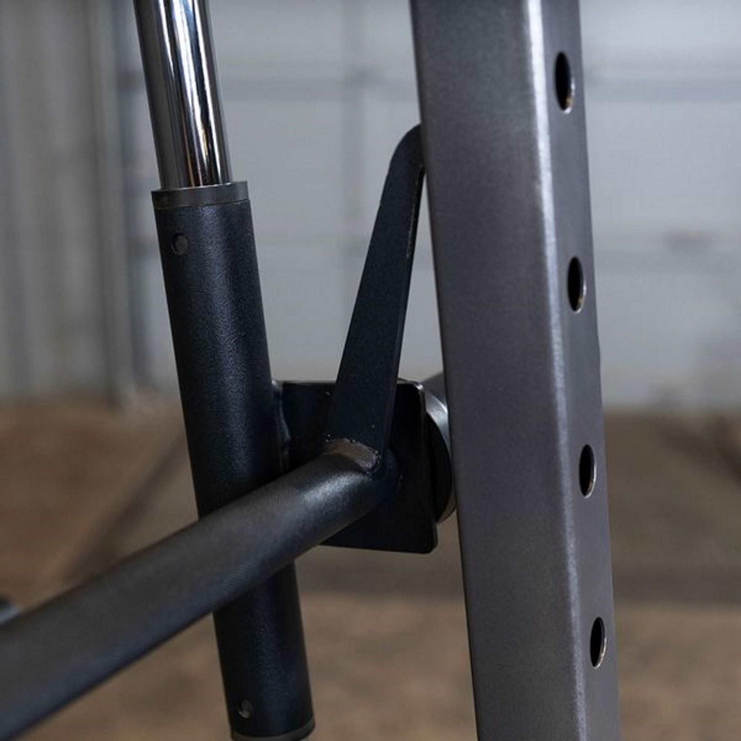 Body-Solid (PSM200) Smith Machine for Home Gym - Strength Training Equipment with Safety Catches, Squat Rack Cage, Half Rack, and Weight Plate Storage