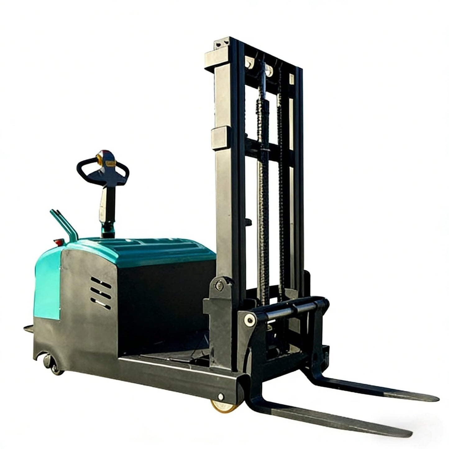 Compact Electric Pallet Stacker Crane Pallet Jack Systems for Narrow aisles, Cold-Storage Warehouses, and Fast-Moving Inventory Zones