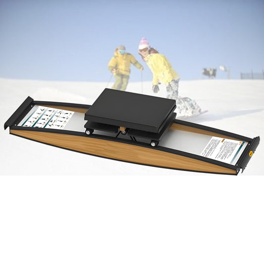 Ski Trainer Machine, Indoor Aerobic Exercise Equipment, Simulated Ski Machine for Waist and Leg Training, Body Balance Trainer