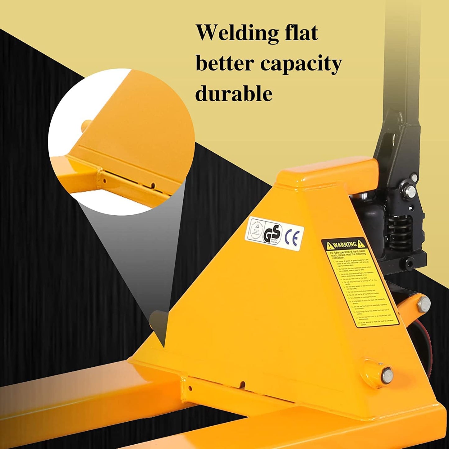 Tory Carrier Manual Pallet Jack Hand Pallet Truck 48" L x 27“W 4400lbs Capacity