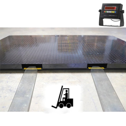 Liberty LS-900-FA Forklift Access Industrial Floor Scales USA Made NTEP Certified, Size 24" × 24" (2' × 2') | 5000 lb x 1 Ib