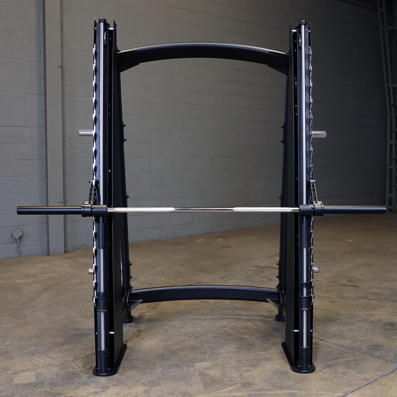 Body-Solid (SCB1000) Pro Clubline Counter-Balanced Smith Machine for Bodybuilding & Weight Training with Safety Bars, Home and Commercial Gym