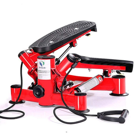 IIPOSAQQ Mini-Stepper Swing Stepper Mini Stepper Exercise Machine Legs Arms Thigh Toner Toning Machine Workout Training Fitness Stair Steps red