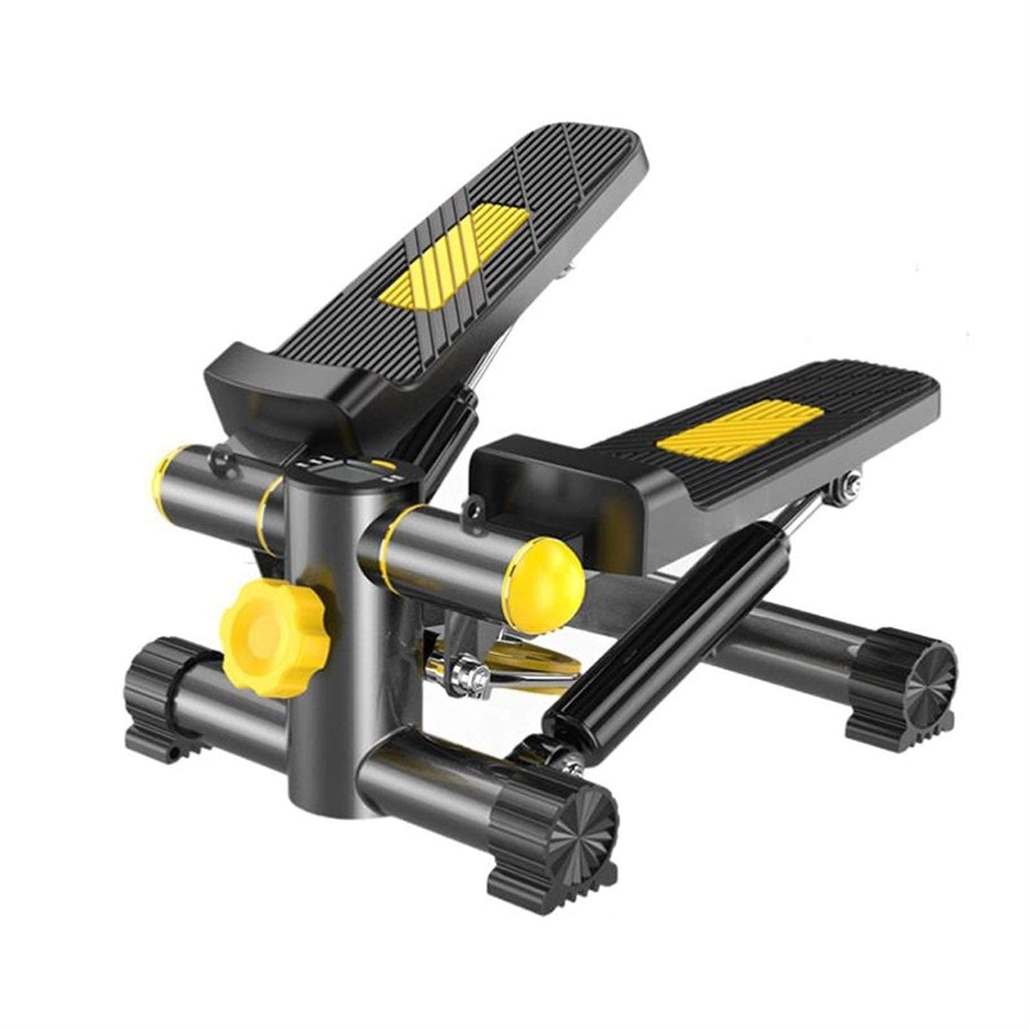 Stepper,Mini-Swing Portable Twist Stair Twisting Step Fitness Machine Household Installation Free with Adjustable Resistance Bands and Monitor