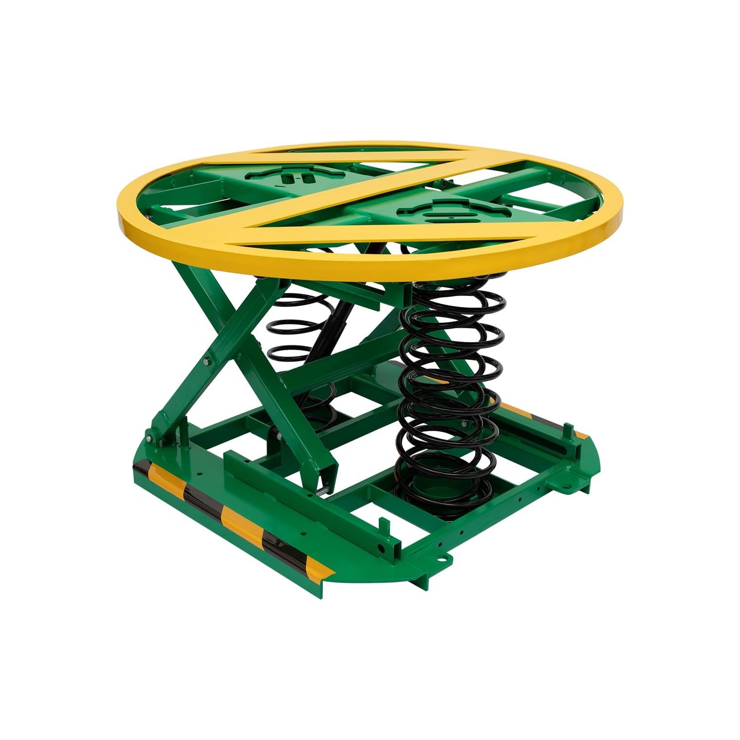 Reykilor Spring-Actuated Pallet Carousel Skid Positioner, 4500lbs Capacity 26" Lifting Height for Material Handling, Spring Pallet Level Loader, Transportation and Freight Lifting