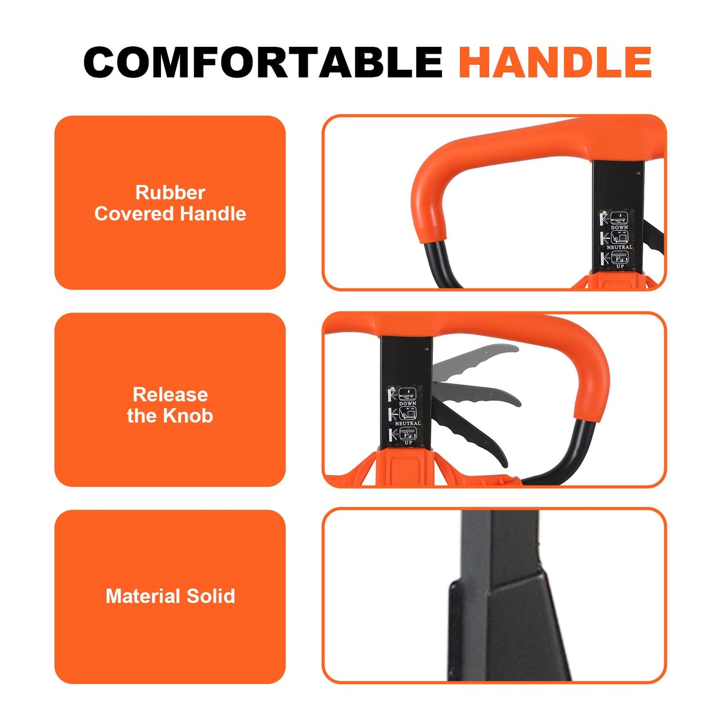 Tory Carrier Manual Pallet Truck - 5500LBS High - Capacity, 21" x 48" Forks, Industrial - Grade Heavy - Duty Solution for Efficient Warehouse & Factory Material Handling