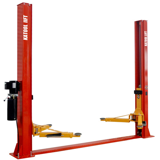 KATOOL Two Post Lift 10000 lbs Base Plate Garage Equipment Home Lift Auto Lift Hoist