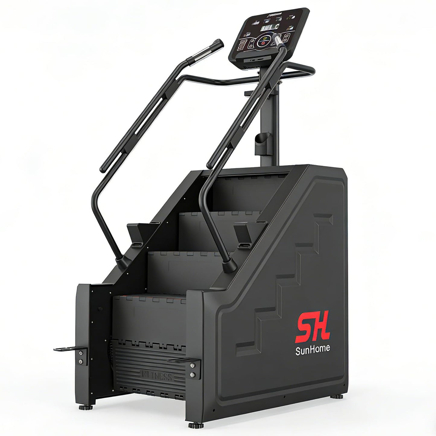 SunHome Stair Stepper Machine, Commercial Grade Stair Climber with 15 Resistance Levels, Stair Master for Cardio and Lower Body Workouts, LED Screen, 15-164 Steps/Min (SH-401)