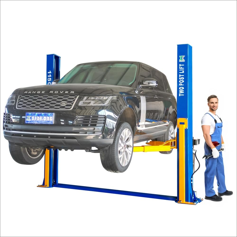 XK-1150-220V Auto Lift Car Lift Capacity 11500 Lbs Two Post Truck Hoist with 36 Months Parts Replacement