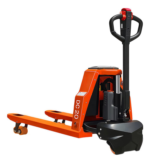 MBOIFEA Full Electric Pallet Jack Trucks, 4400lbs Capacity Motorized Pallet Lift Trucks, 48V 20Ah Lithium Powered Pallet Truck 48" x27" Fork Size, 6 Hours Runtime for Warehouse Material Handling