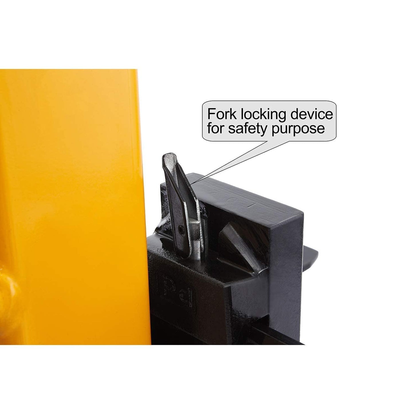 APOLLOLIFT Manual Pallet Stacker with Straddle Legs 1100lbs Capacity 63" Lift Height Adjustable Forks