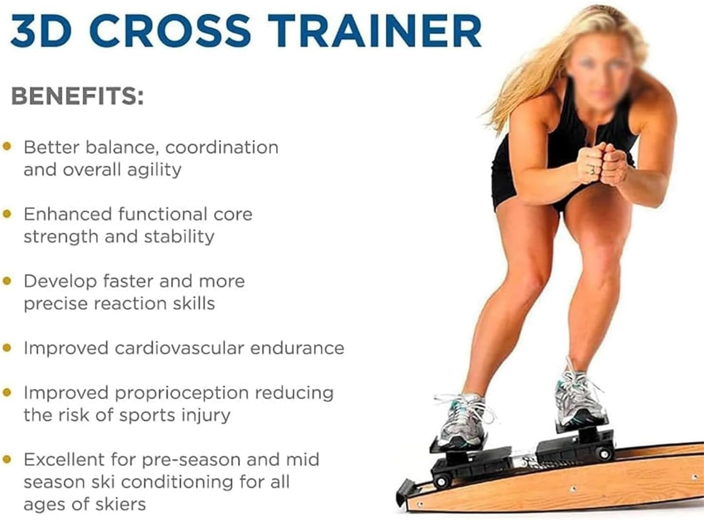 Ski Simulator，Ski Machine， Professional Indoor Fitness Equipment 150kg Load-Bearing 0-100kg Adjustable Resistance