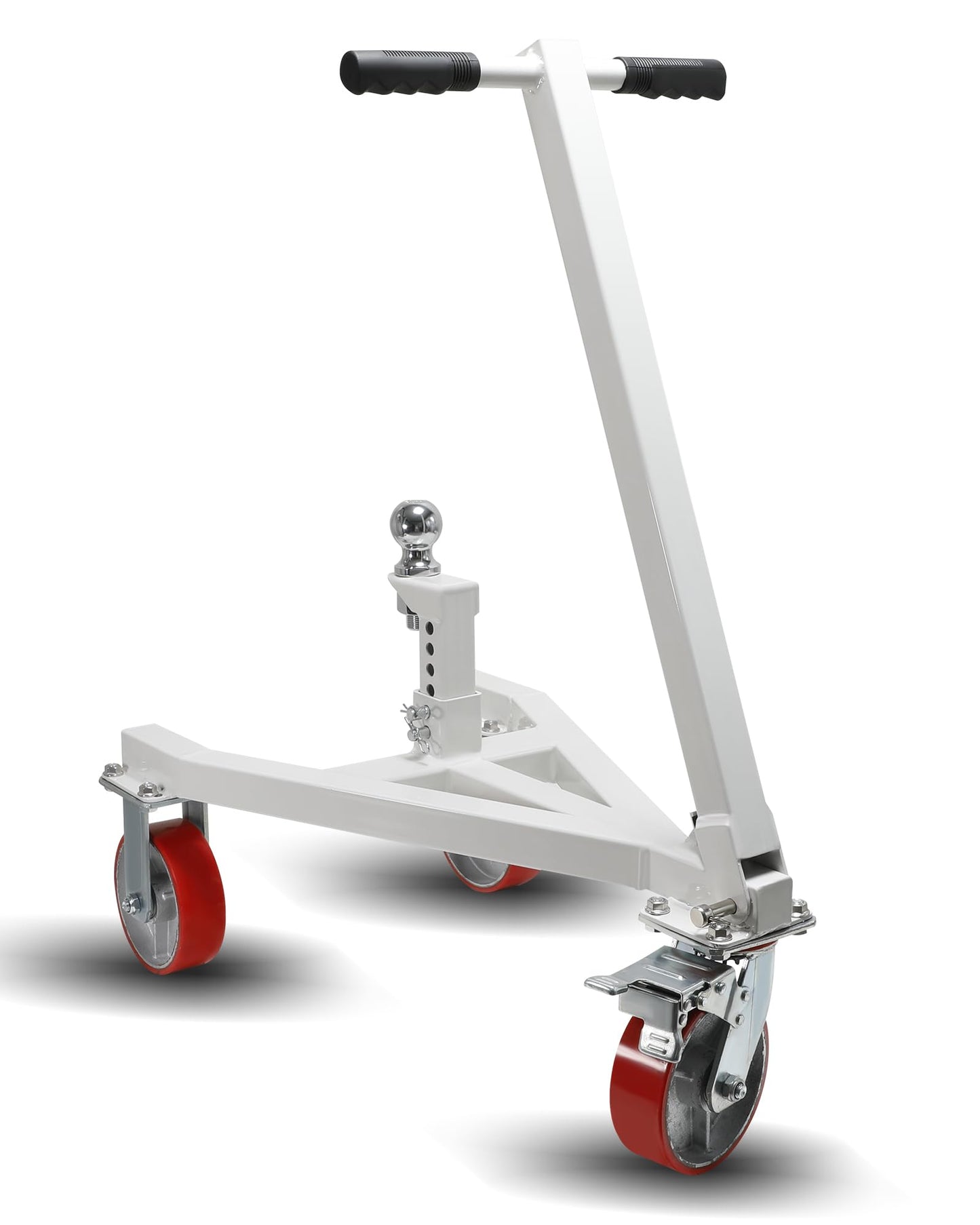 Krysolad Trailer Dolly, 3500 lb Tongue Weight Trailer Mover with 2 inch Ball, Angle Adjustable, Suitable for RV Boat Motorcycle Jet Ski