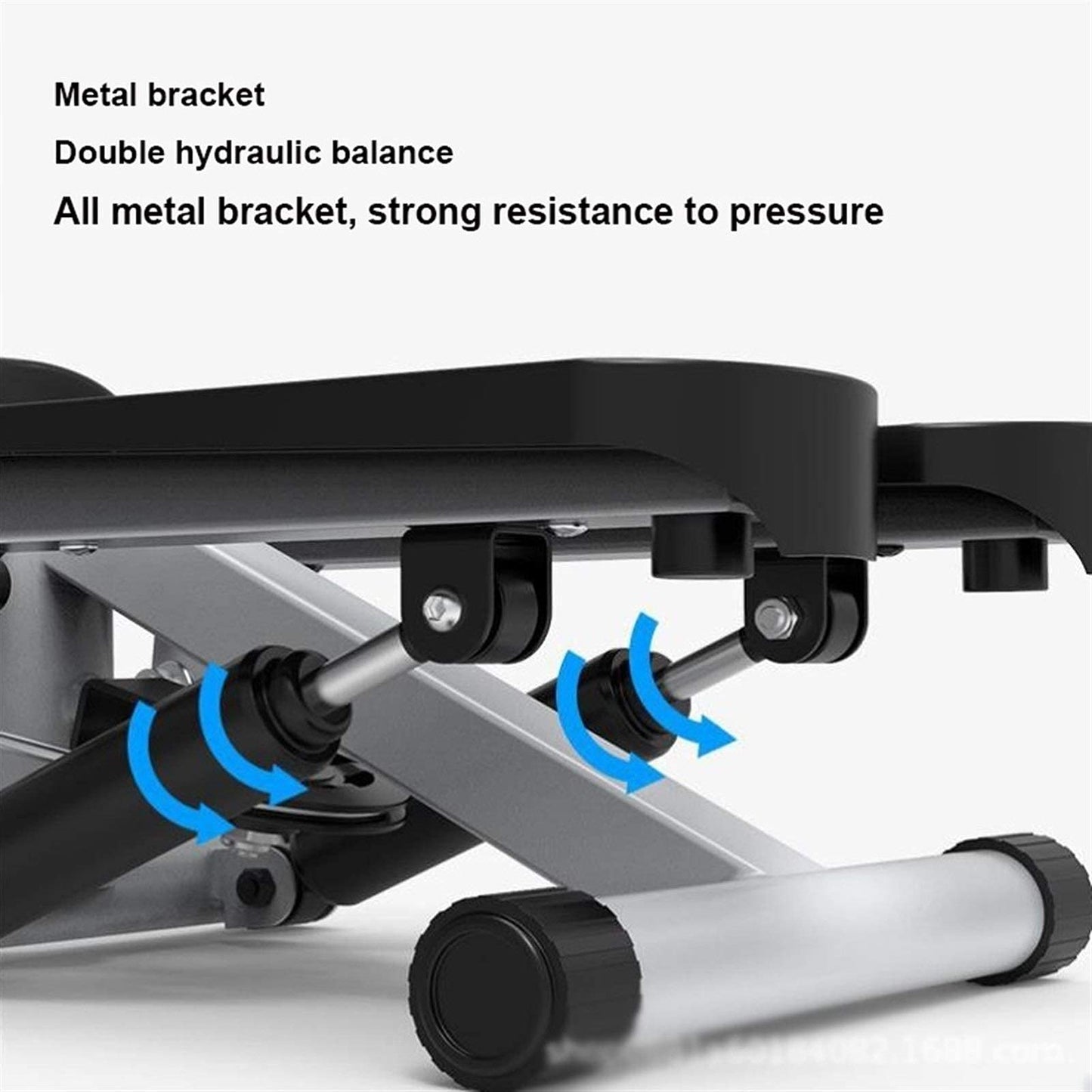 ZHCWEP Mini-Stepper Swing Stepper Multifunctional Stepper Small Step Machine Home Mute Twist Stair Stepper Fitness Equipment for Men and Women with Resistance Bands Efficency