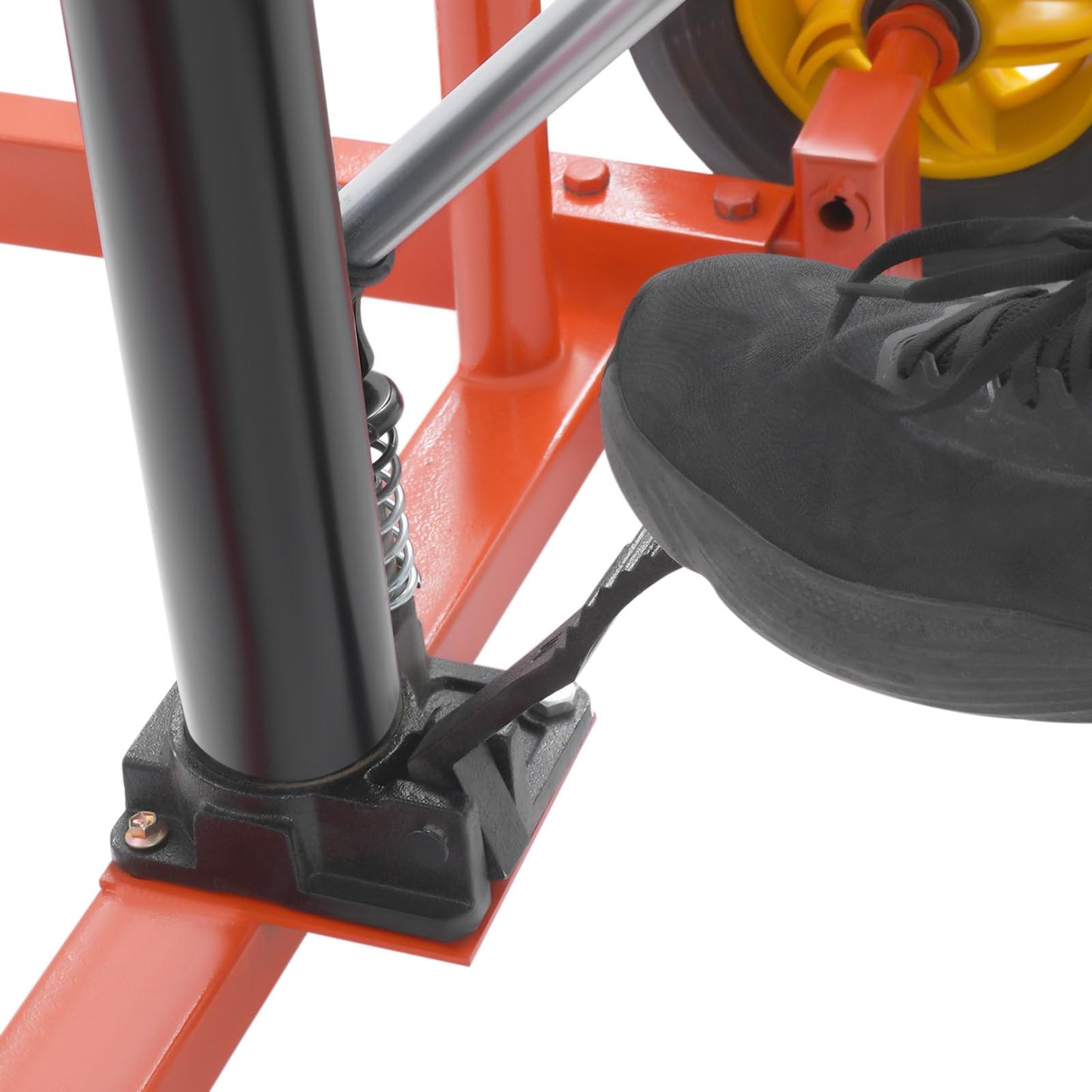Hydraulic Material Lift Pallet Truck, 440 lbs/450 lbs/577lbs Material Lift Pallet Stacker with 2 Casters, Manual Stacker, Hydraulic Pallet Truck Dolly for Warehouse, Workshop (Max 36in, 577 lbs)