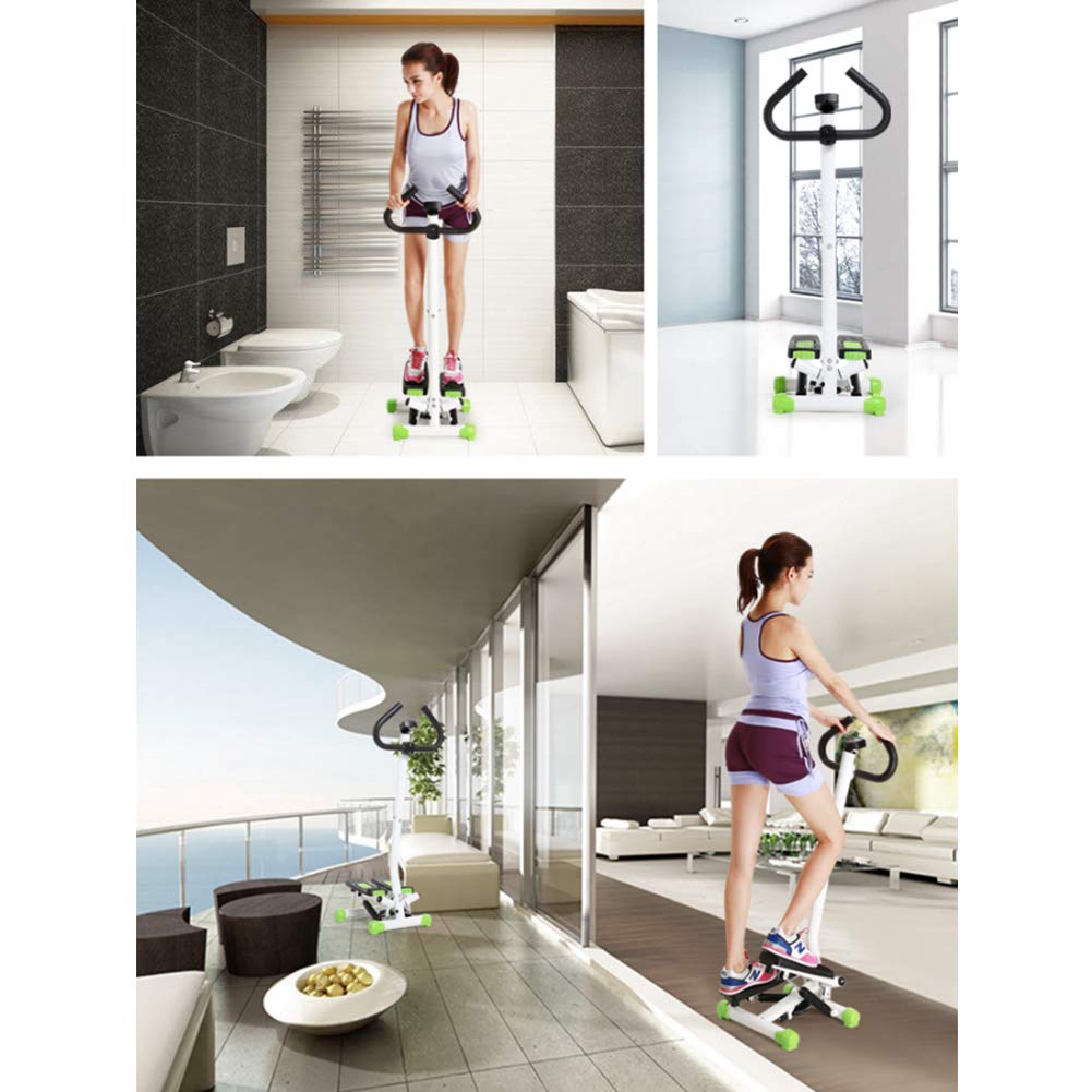 Indoor Fitness Stair Stepper, with Handles Fitness Stepper Exercise Machine Cardio Exercise Home Gym Equipment, Adjustable
