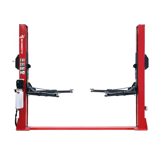 MEMMAREX Mammoth MJ-2Z-45AS 12000LBS Two Post Car Lift, Floor Plate Hydraulic Lift Single Side Manual Release for Home Garage Repair Shop, Fits Sedan SUV Pickup Truck