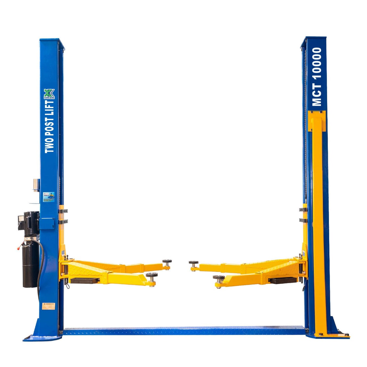 XK-MCT10000 Full Chain Drive 10000 lbs Capacity 2 Post Car Lift with 12 Months Parts Replacement