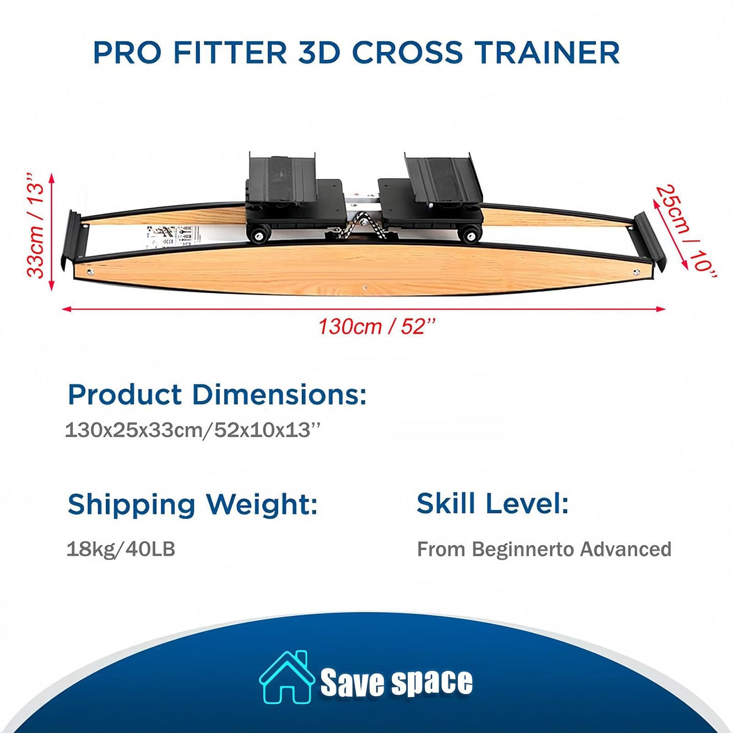 Ski Training Machine,Leg Trainer,Ski Machine,Simulated Ski Trainer,Ski Exercise Equipment,Strength and Balance Training Tool Set,330Lb Load,with Ski Poles and Mats