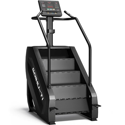 Goimu T1 Stair Stepper Machine, 550Lbs Commercial Grade Stair Climber for Home with 15 Resistance Level and LED Screen, Stepmill Exercise Machine for Cardio and Full Body Workouts, 24-164 Steps/Min