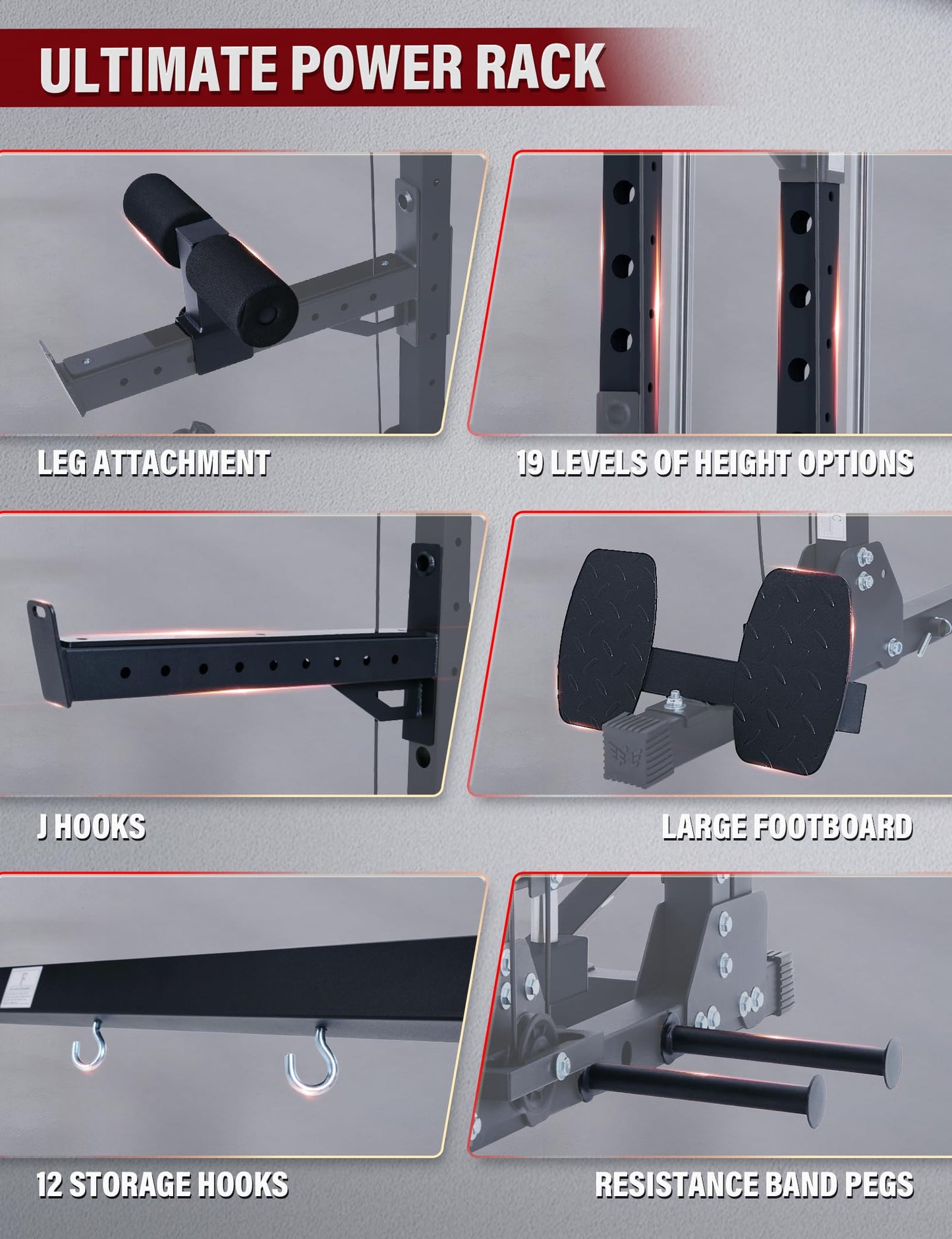 Major Fitness Drone3 Smith Machine, All-in-One Home Gym Power Rack with Cable Crossover, Pull-Up Bars, T-Bar & Squat Station, Heavy-Duty Full-Body Workout for Strength Training (D3SMS-BK (Rack Only)