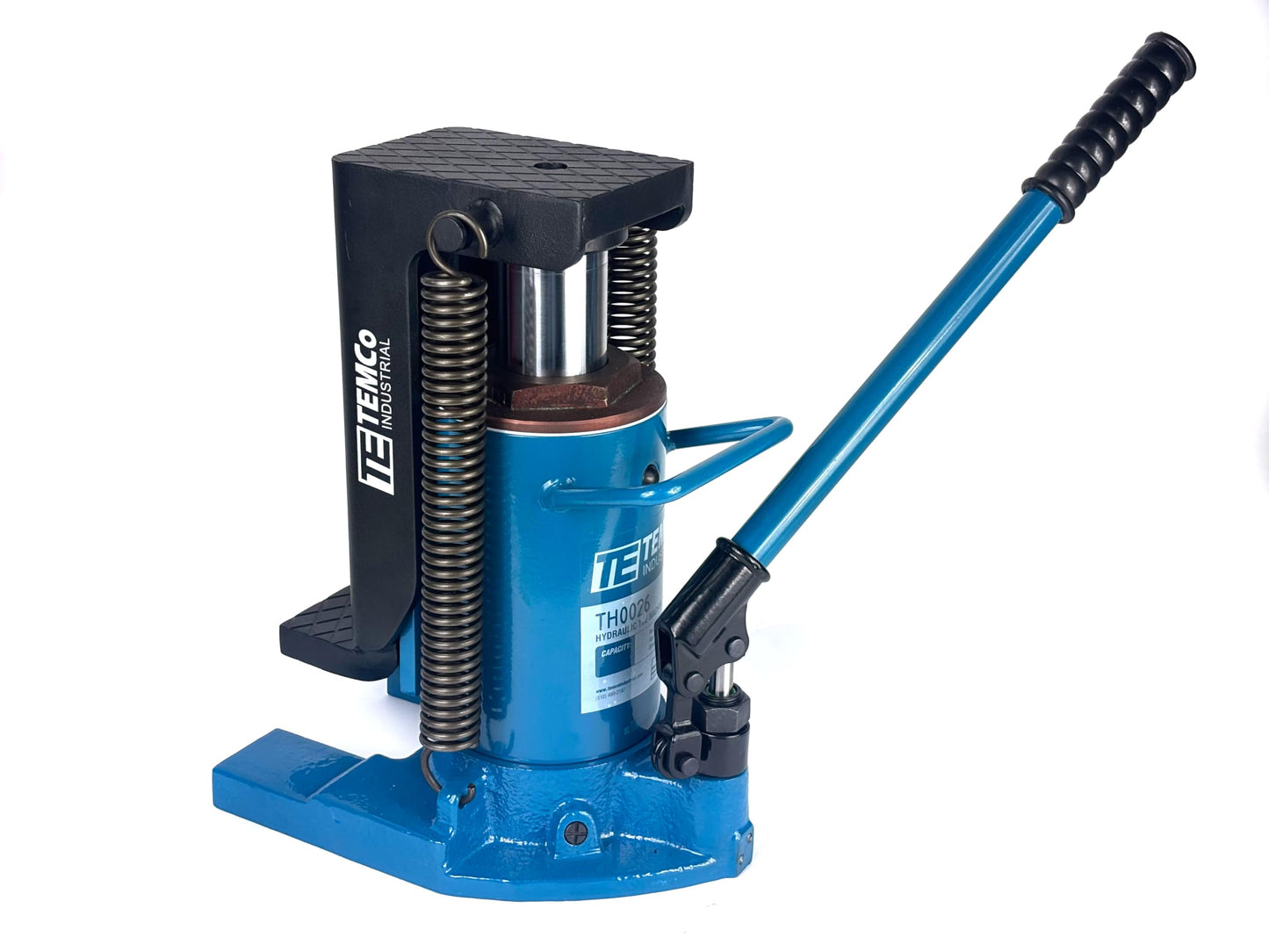 TEMCo Hydraulic Container/Machine Toe Jack (10 Ton - 20 Ton) Lift Capacity TH0026