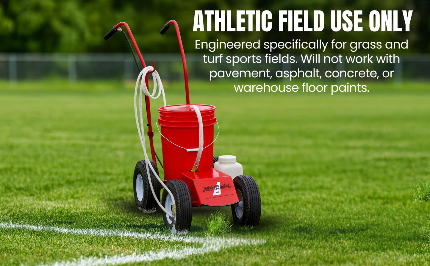 Newstripe EcoLiner Plus Battery Powered Field Striper (Part# 10004484) Field Use Only | Heavy Duty Diaphragm Pump, Detachable Spray, 1 Gallon Cleaning Tank, 12V Battery | 2 Year Warranty | Made in USA