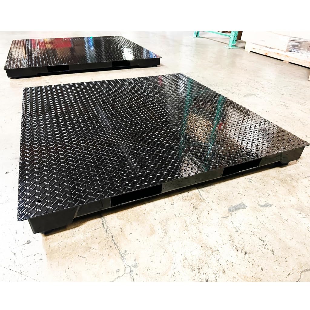 SellEton SL-900-FA Forklift Access Industrial Floor Scales USA Made NTEP Certified with 60" × 60" (5' × 5') | 2500 Ib × .5 Ib