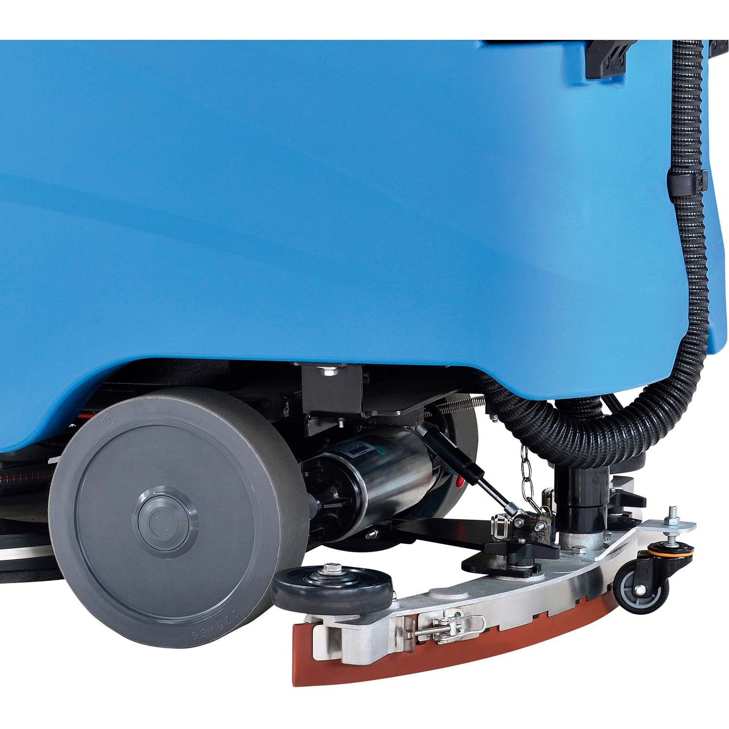 Global Industrial Automatic Ride-On Floor Scrubber with 22" Cleaning Path, (2) 12V 100Ah Batteries, 4.5 Hour Run Time, Industrial Commercial Floor Scrubber Machine