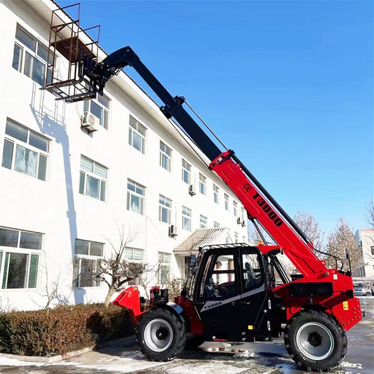 Self-Propelled Telescopic Boom Lift – High-Reach Hydraulic Aerial Work Platform for Construction, Industrial Maintenance, Warehouse Installation & Outdoor Repairs