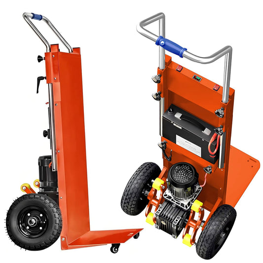 Electric Stair Climbing Dolly, Heavy Duty Cart 880lbs Capacity 1200W Motorized Hand Truck, Up and Down Stairs Effortless