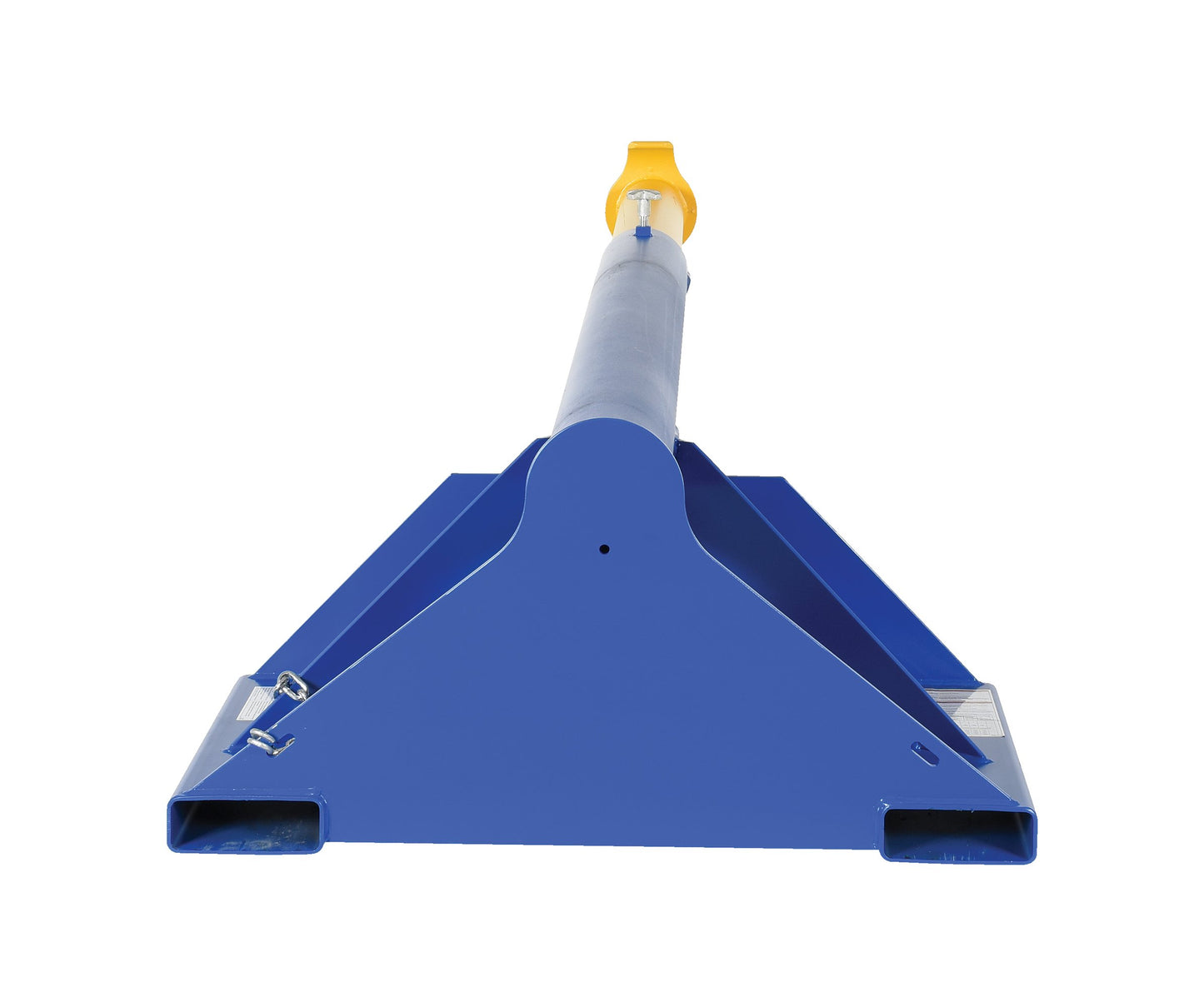 Vestil LM-1T-6-36 Steel Telescoping Lift Boom 36 In. Fork Pocket Center 6,000 Lb. Capacity Blue and Yellow