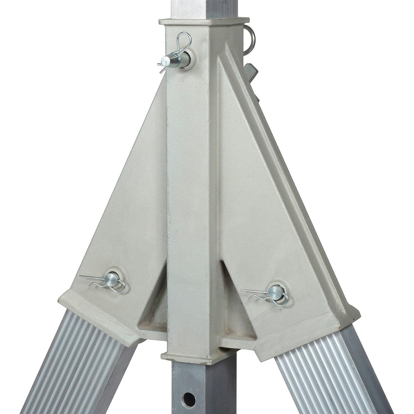 Global Industrial Aluminum Gantry Crane, KD, 2000 lb Load Cap, Adjustable Height, 8'W I-Beam