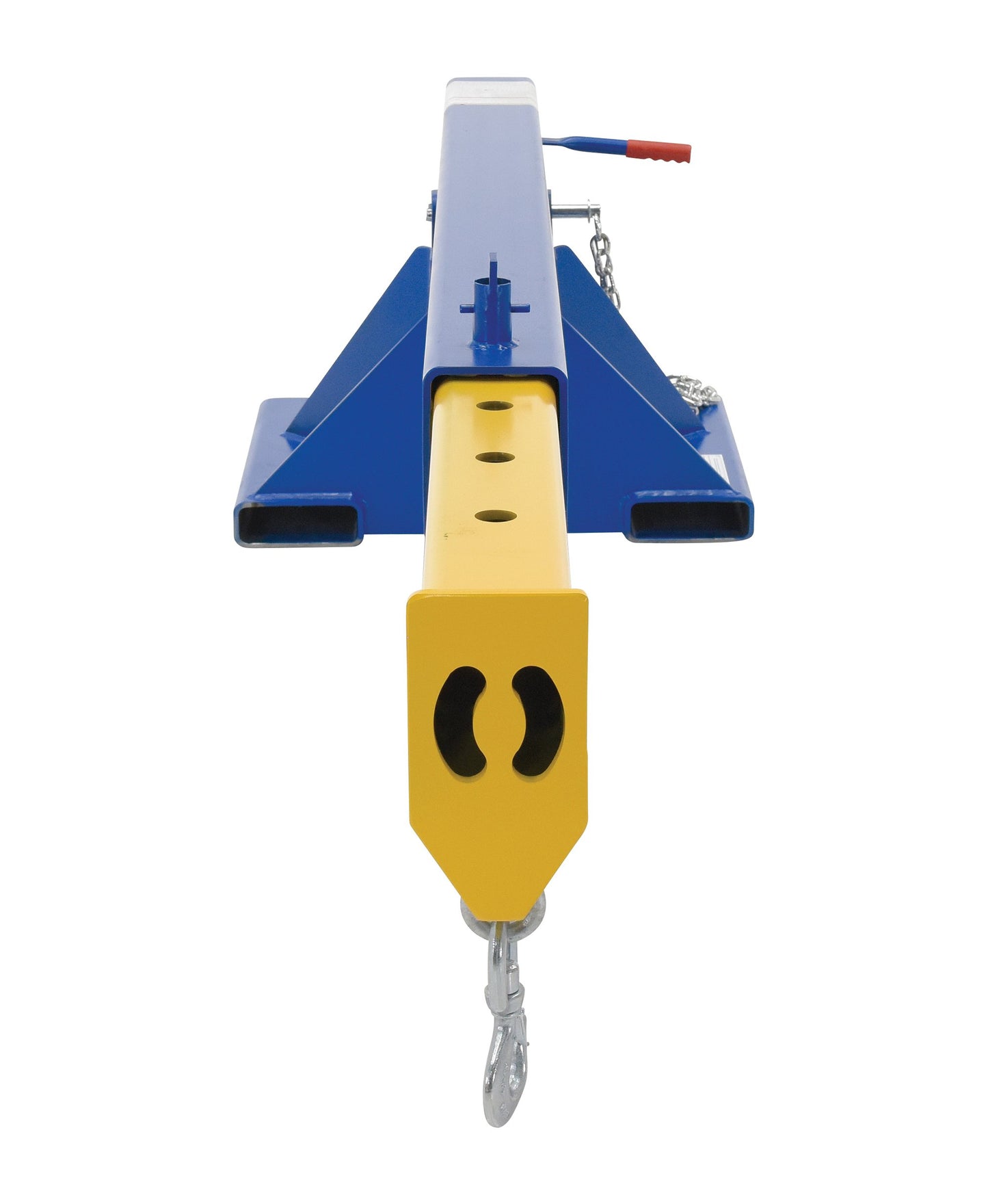 Vestil LM-OBT-8-24 Steel Orbit Telescoping Lift Boom 24 In. Fork Pocket Center 8,000 Lb. Capacity Blue