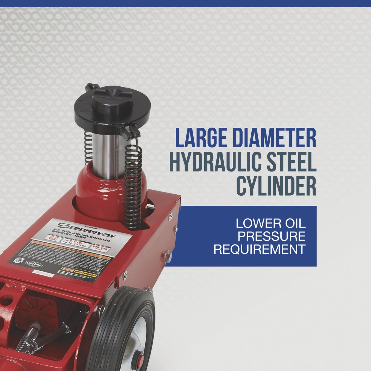 Strongway 22-Ton Quick Lift Air/Hydraulic Service Floor Jack
